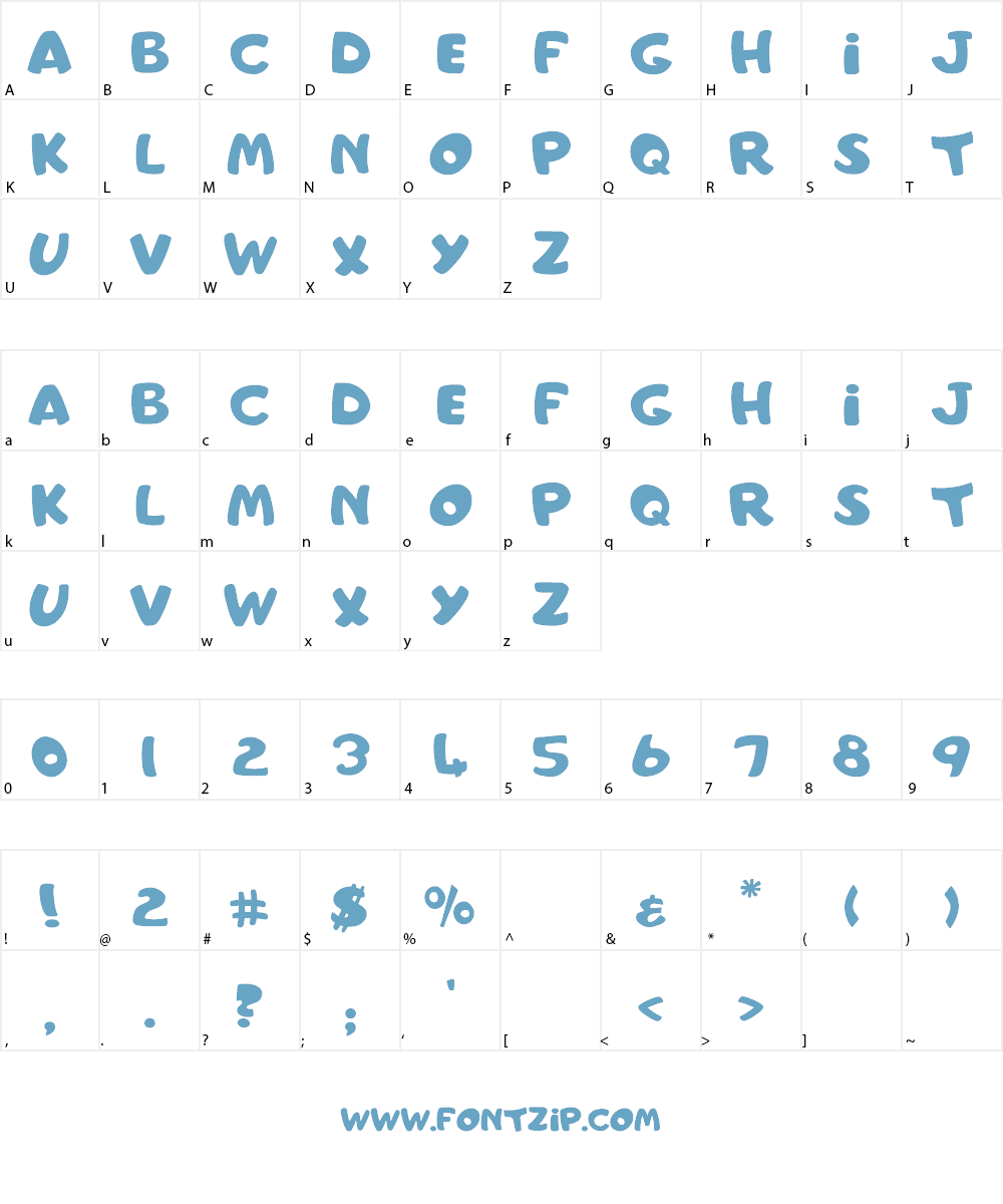 AutoToy font Font Character